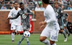 The playmaking of midfielder Darwin Quintero (25) has improved the Minnesota United offense.