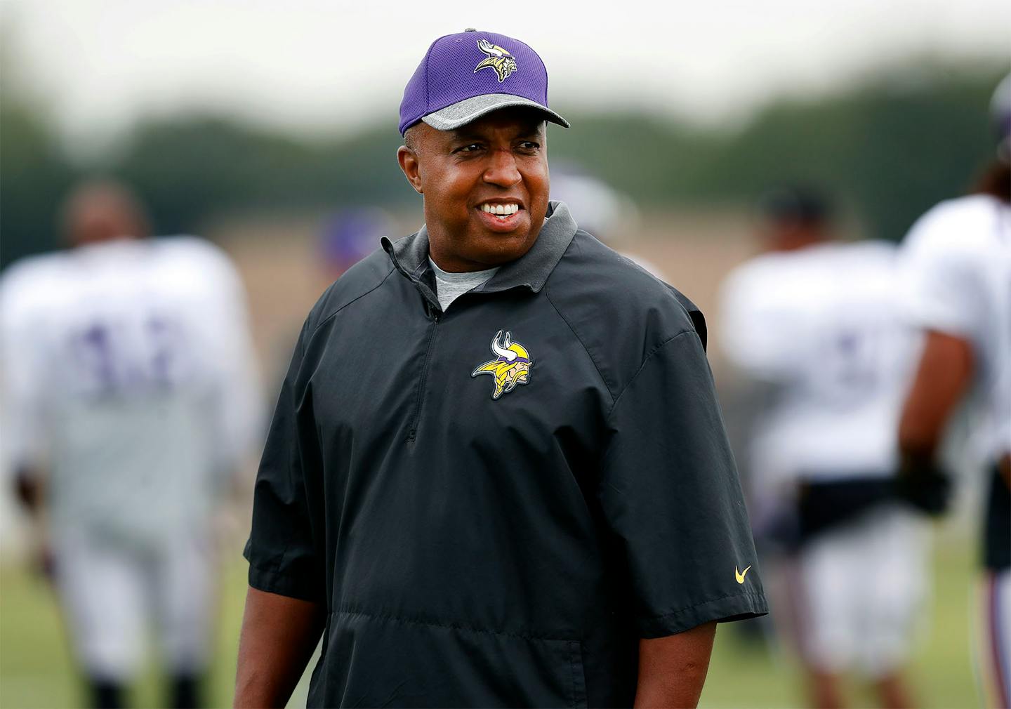 Vikings defensive coordinator George Edwards.