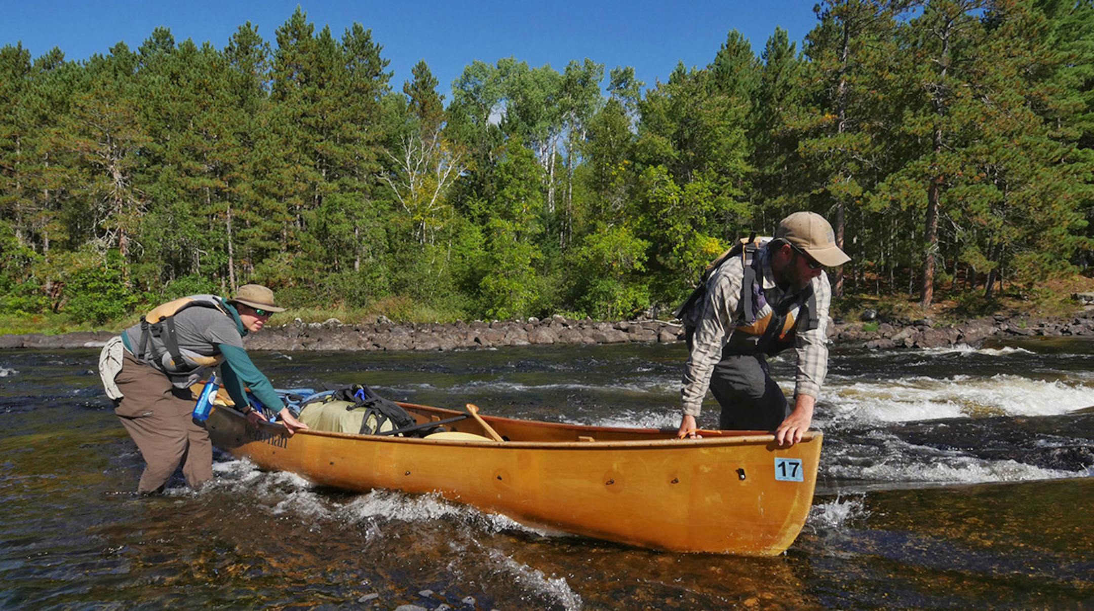 Amy and Dave Freeman spent a year in the Boundary Waters Canoe Area Wilderness. They exited Sept. 23, 2016.