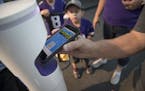 Fans used a new system that reads tickets from a cell phone before the Minnesota Vikings took on the Jacksonville Jaguars at US Bank Stadium, Saturday