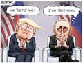 Sack cartoon: The Trump-Putin encounter