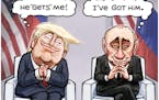 Sack cartoon: The Trump-Putin encounter