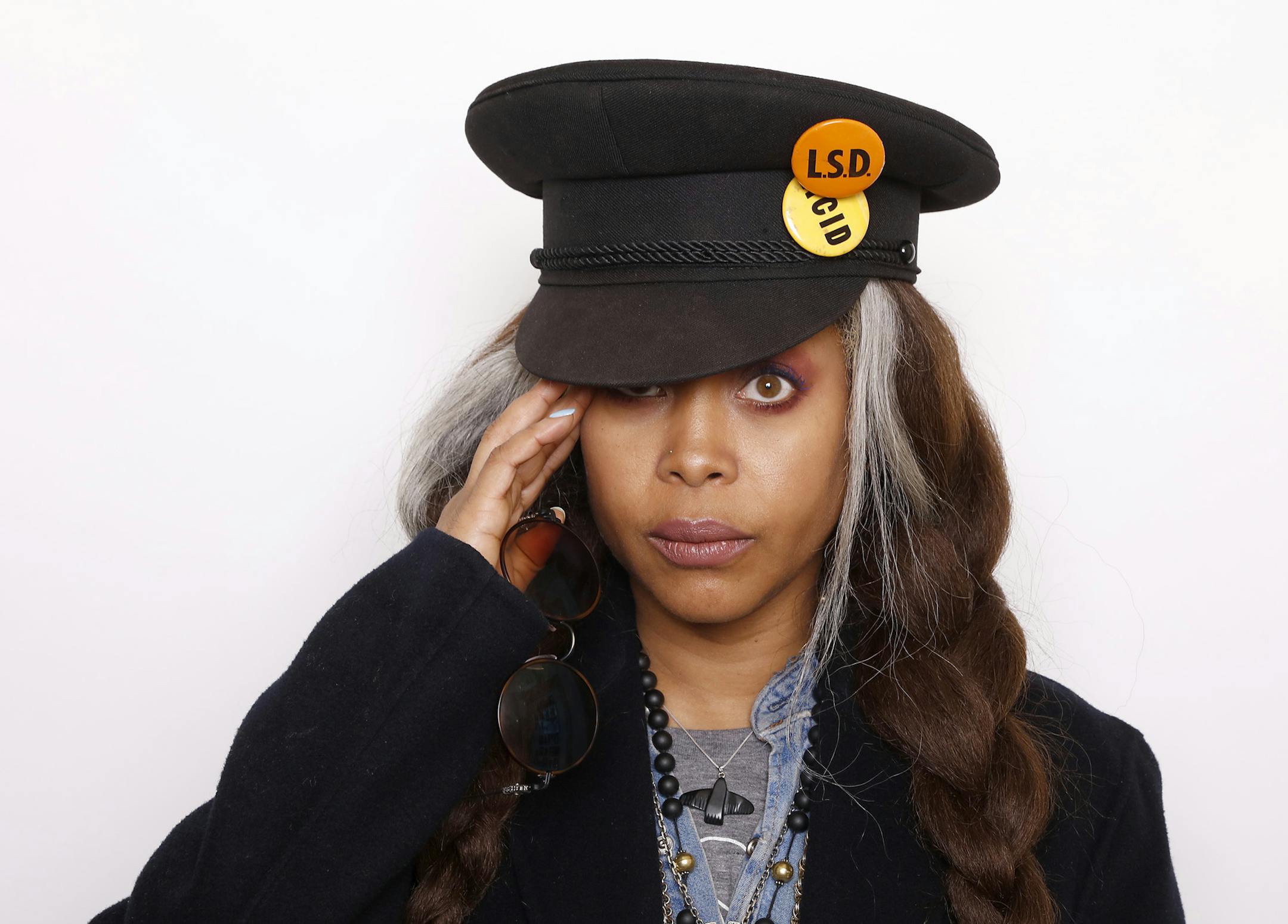 Musician and Actress Erykah Badu poses for a portrait to promote the film, "The Land", at the Toyota Mirai Music Lodge during the Sundance Film Festival on Monday, Jan. 25, 2016 in Park City, Utah. (Photo by Matt Sayles/Invision/AP)