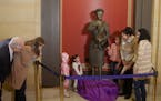Family members of Nellie Stone Johnson, along with Gov. Tim Walz and Lt. Gov. Peggy Flanagan, unveiled a statue of Nellie Stone Johnson the Minnesota 