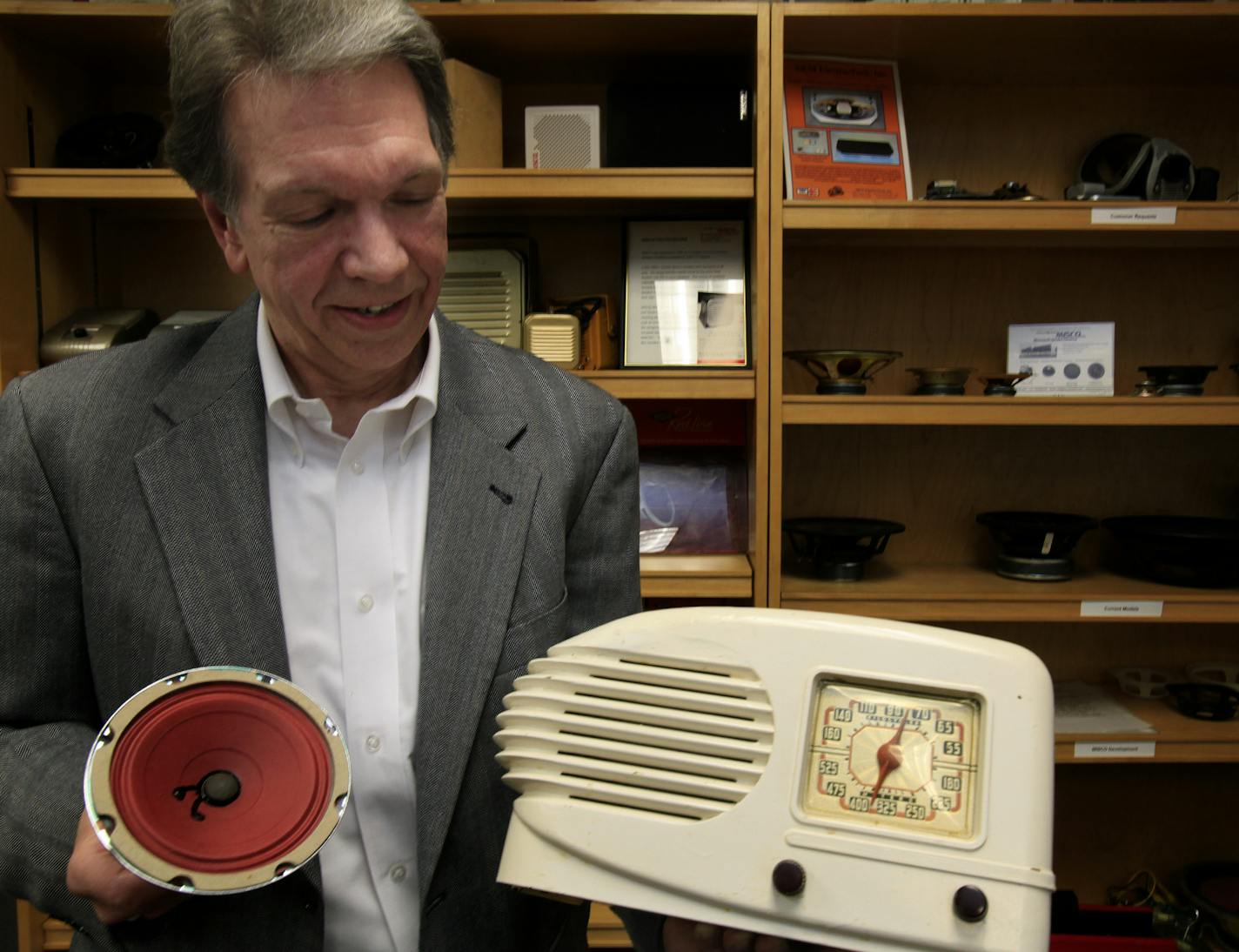 Owner Dan Digre of St. Paul's MISCO, an industrial speaker manufacturer, has canceled growth plans as the tariff war has cut profits nearly in half. Digre's late father, Cliff started the Minneapolis Speaker Co. (MISCO) in 1949 to fix radios.