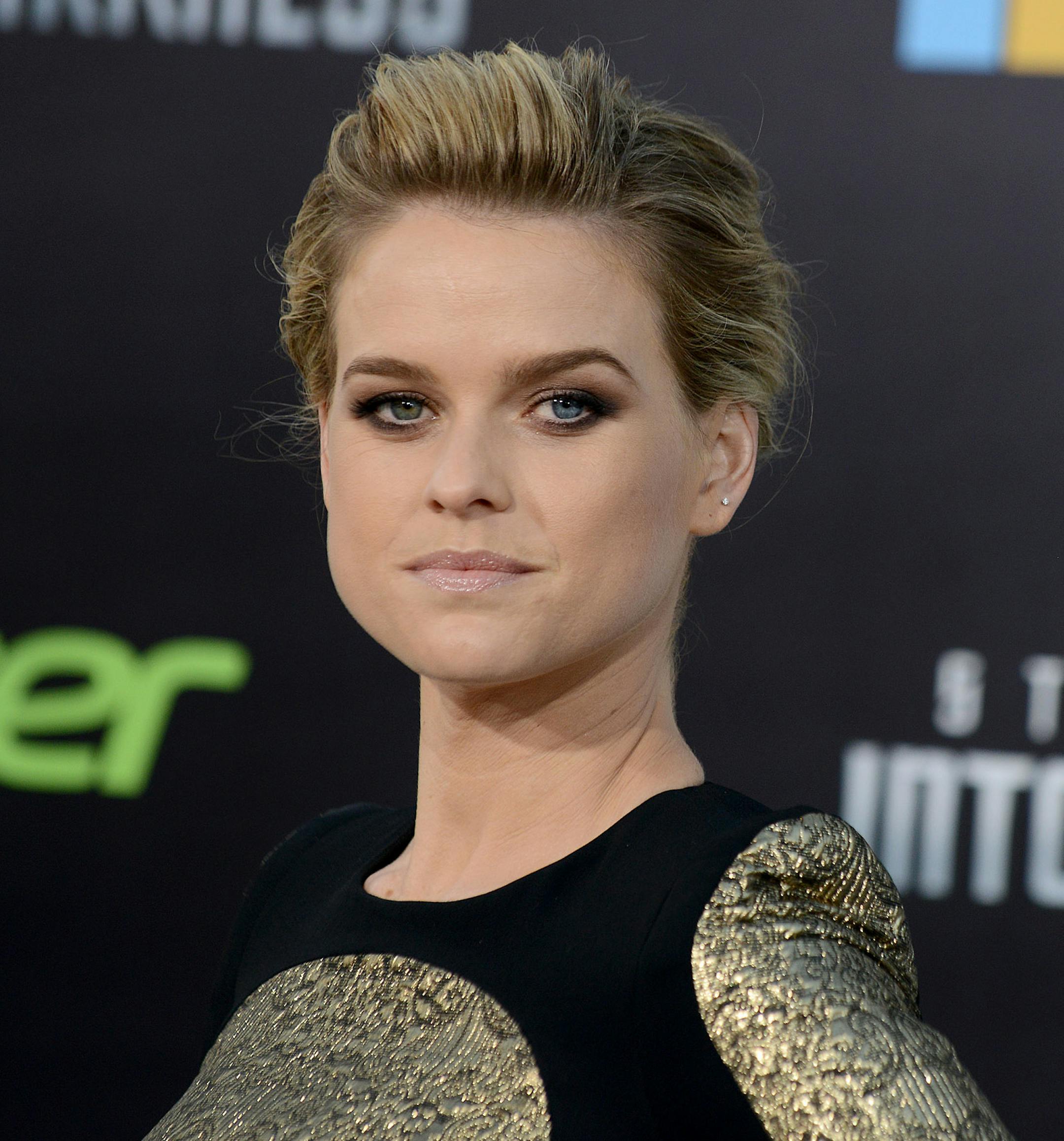Alice Eve arrives at the LA premiere of "Star Trek Into Darkness" at The Dolby Theater on Tuesday, May 14, 2013 in Los Angeles. (Photo by Jordan Strauss/Invision/AP)