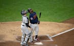 Certainly Yankees catcher Gary Sanchez and the Twins' Miguel Sano had differing emotions Monday as they gazed into the sky to find Sano's infield popu