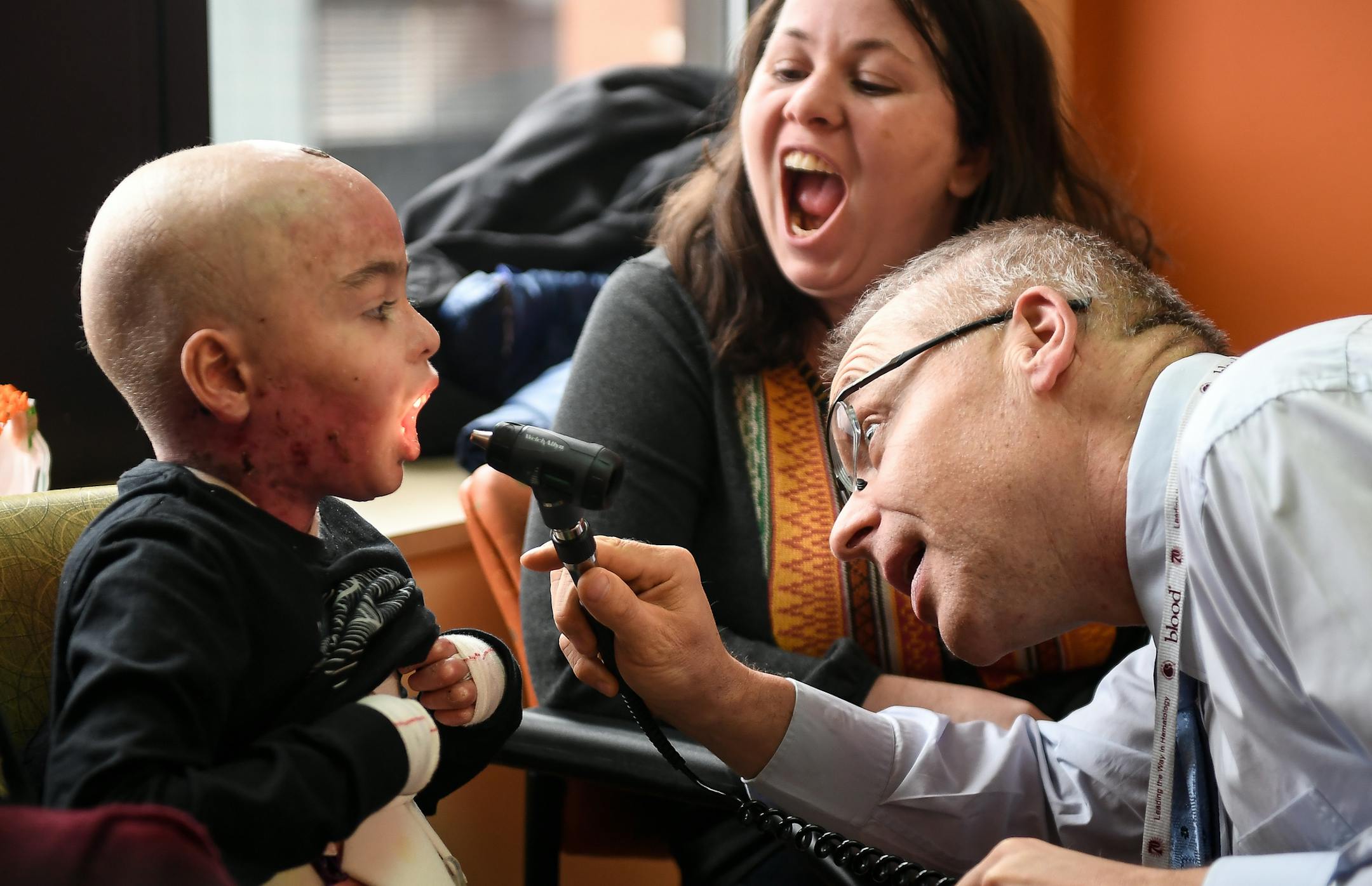 Dr. Jakub Tolar performed an examination on Theo Fulgencio, an 8-year old patient from Rio de Janeiro suffering from epidermolysis bullosa. Tolar oversaw Theo's bone marrow transplant 36 days ago. ] AARON LAVINSKY ï aaron.lavinsky@startribune.com Dr. Jakub Tolar believes his optimism, energy and success in research will propel the U of M forward now that he is medical school dean. If it sounds a little bit like a recently hired football coach, there are parallels. Tolar literally rows a boa