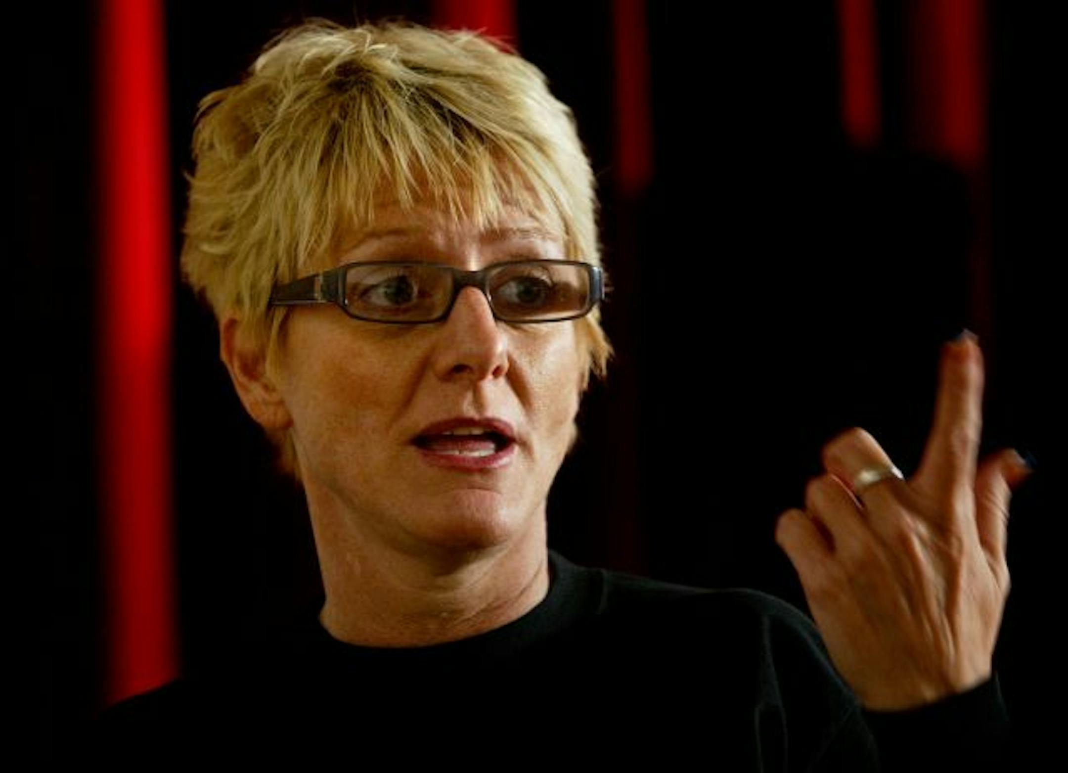 Liz McKie of Dove Missions, works with families in severe poverty. Liz McKie talked to 250 students at St. Michael Catholic School about her mission in Haiti.