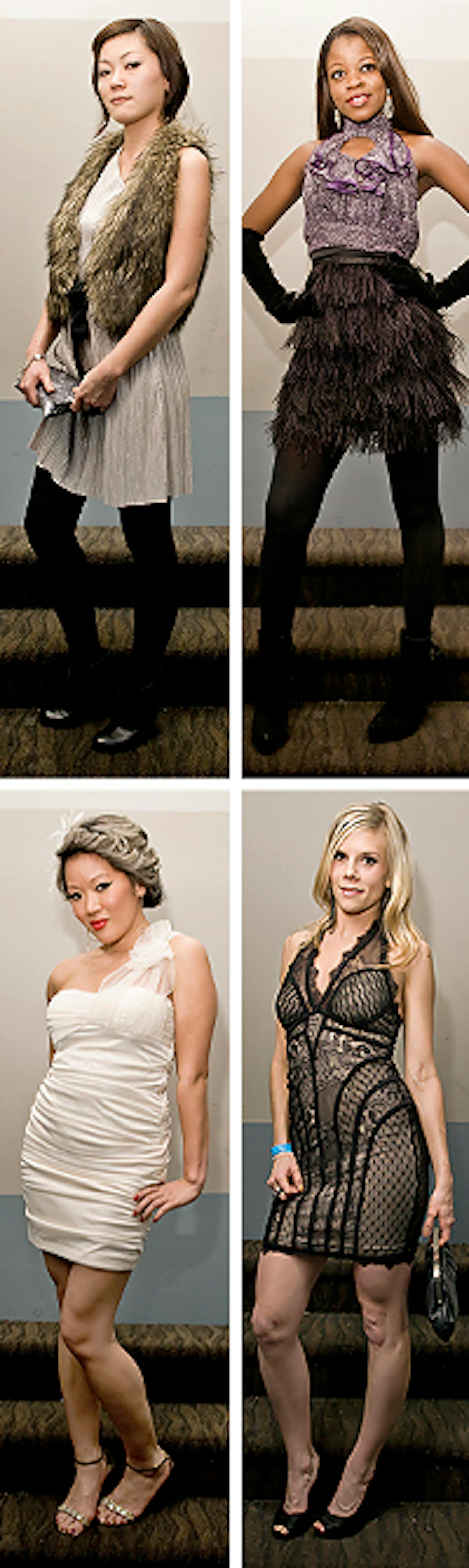 Clockwise from top - Maggie Chan, Vinda Ferrarese, Rachel Weiss, Virada Vorasane