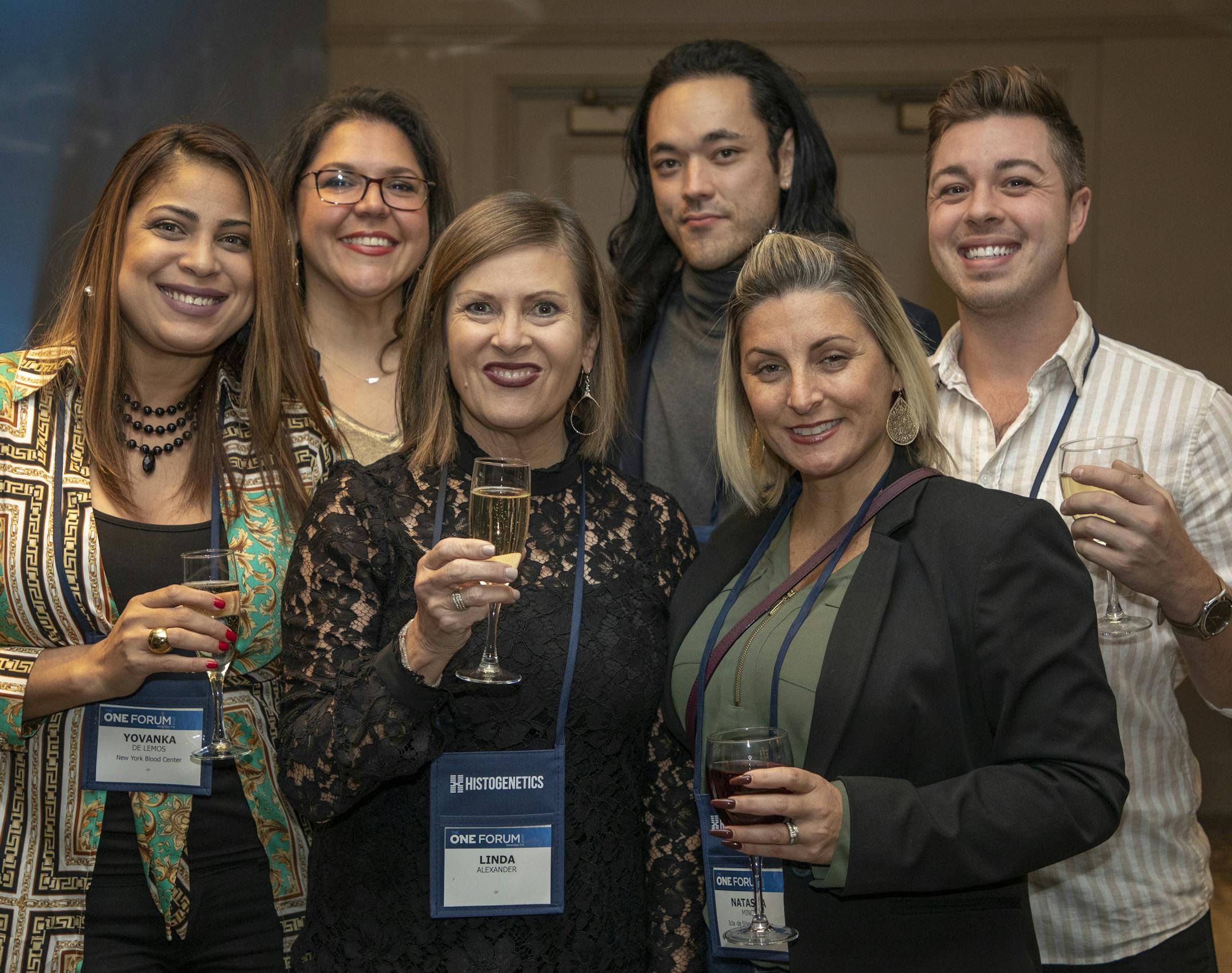Yovanka De Lemos, Linda Alexander, Natasha Mincy, Brenda Garza, Joe Wilson, James Lubanovich at the Be the One Conference. [ Special to Star Tribune, photo by Matt Blewett, Matte B Photography, matt@mattebphoto.com, November 9, 2019, Be The Match, Hilton Minneapolis, Minneapolis, Minnesota, SAXO 1009874385 FACE120119 Front row - Yovanka De Lemos, Linda Alexander, Natasha Mincy
Brenda Garza, Joe Wilson, James Lubanovich