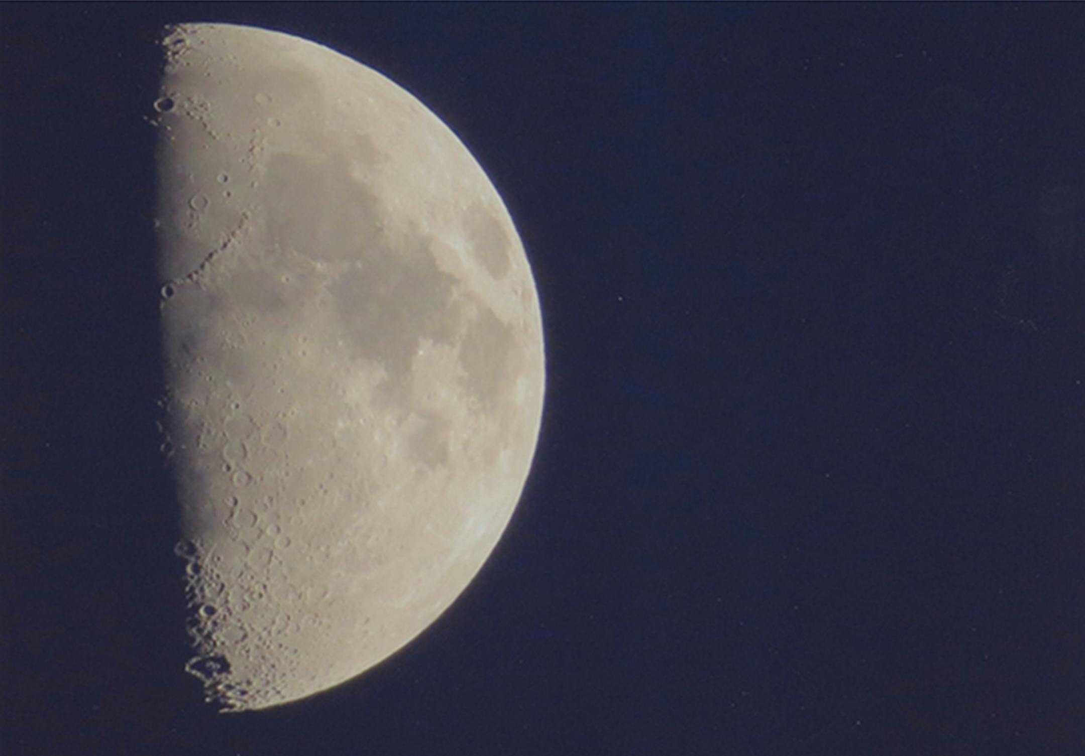 &#x201c;238,900 miles above New Hope,&#x201d; by Tom Christensen, honorable mention.