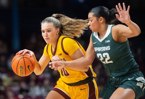 Gophers sophomore Mara Braun looks forward to her first game back from a foot injury.