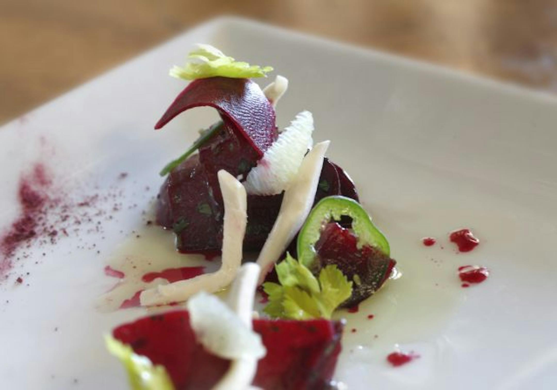 Beet salad at Travail Kitchen.