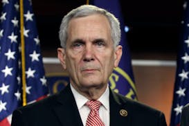 Rep. Lloyd Doggett, D-Texas, listens during a news conference on Capitol Hill in Washington, June 16, 2015.