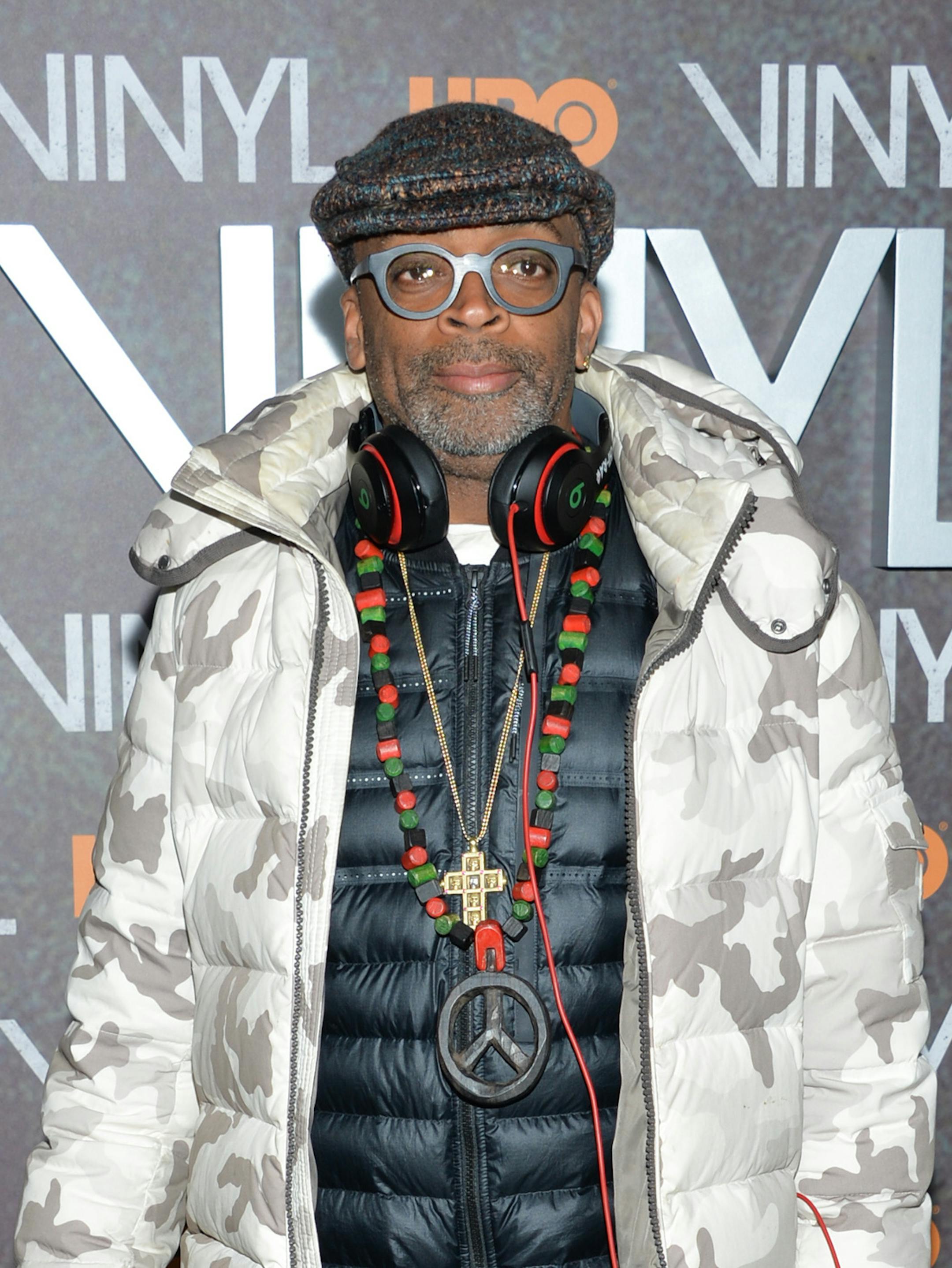 Director Spike Lee attends the premiere of HBO's new drama series "Vinyl", at the Ziegfeld Theatre on Friday, Jan. 15, 2016, in New York. (Photo by Evan Agostini/Invision/AP)
