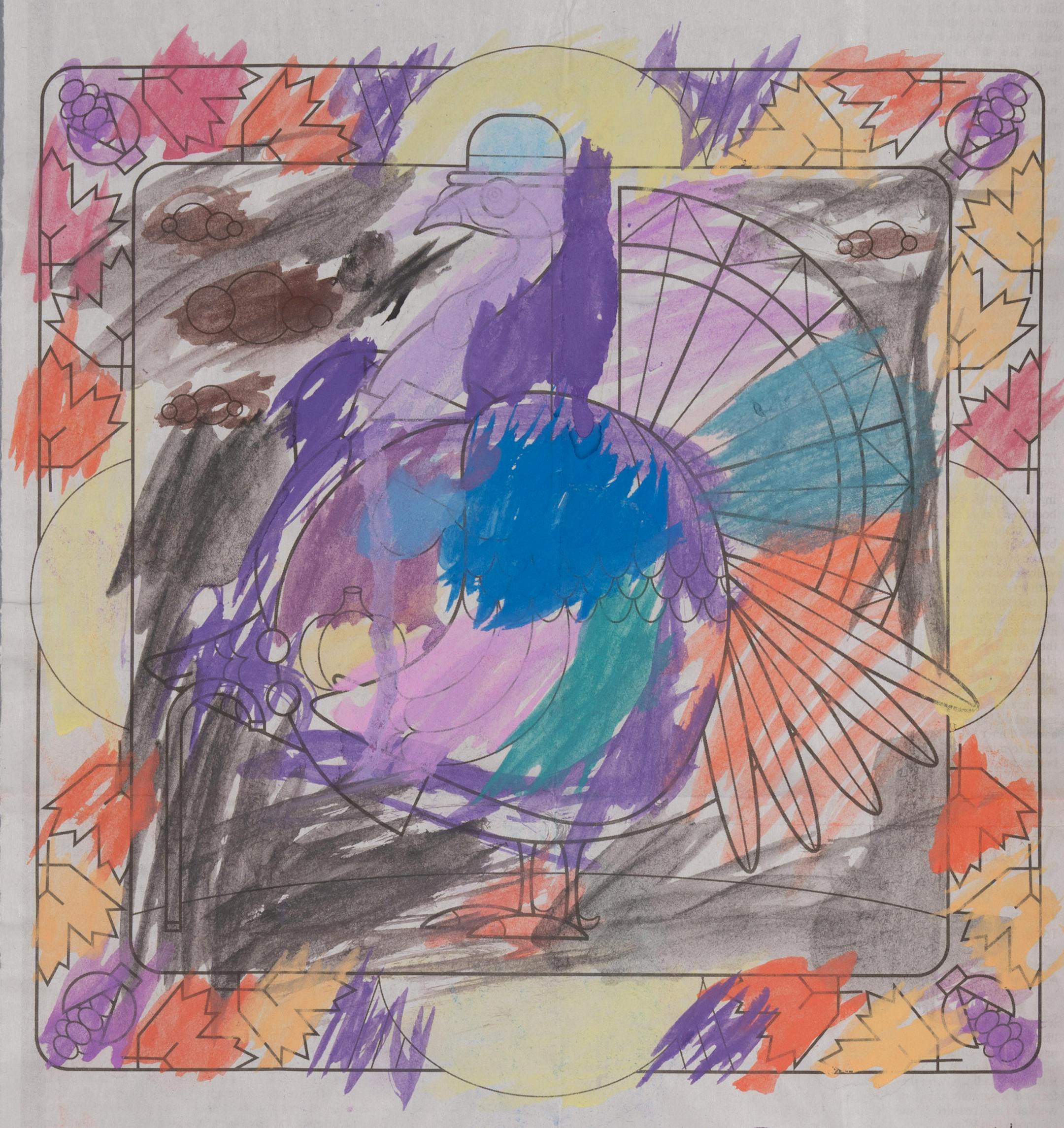 Lola Thomas, 4, of Minneapolis was the 2nd place winner in the 0-4 age group. The winning entries in the Star Tribune's annual Oh, You Turkey! coloring contest were photographed in the studio on Wednesday, December 14, 2022. ] JEFF WHEELER • jeff.wheeler@startribune.com
