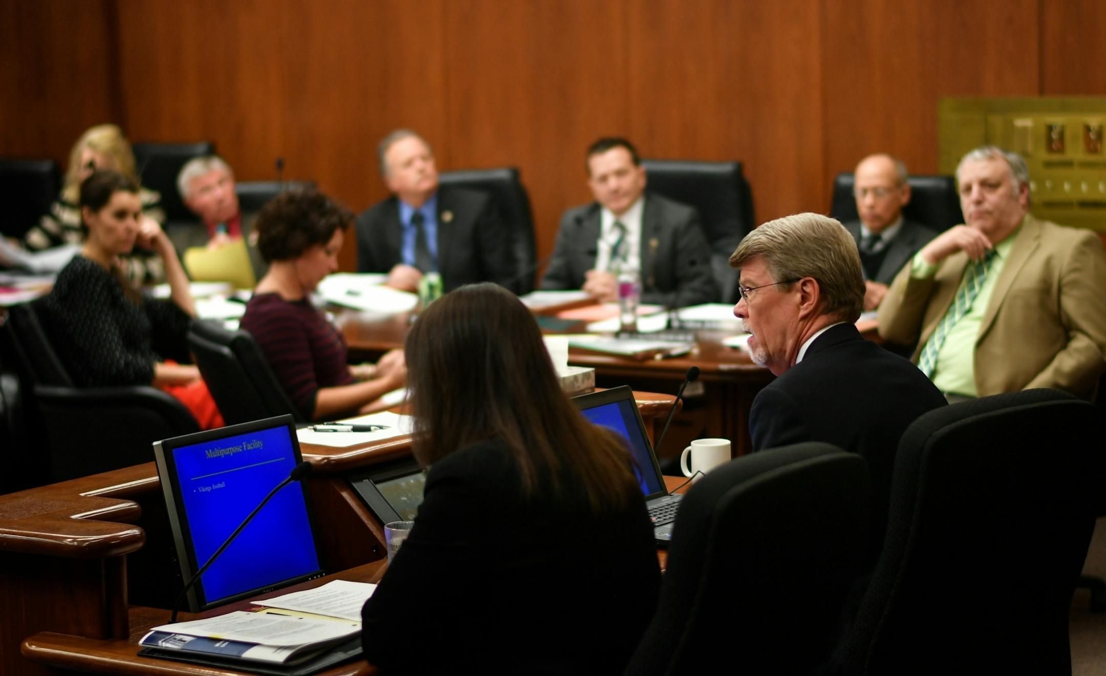 Minnesota Legislative Auditor James Nobles delivered his report to the committee.