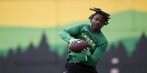 The Vikings used their first pick on the third day of the NFL draft to select Oregon cornerback Khyree Jackson.