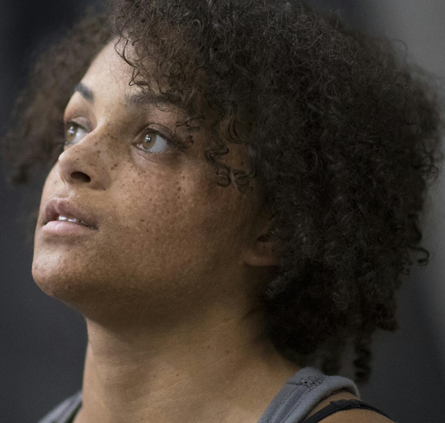 Shakopee teen Imani Cornelius worked on her rock climbing skills at Vertical Endeavors Monday December 5, 2017 in Bloomington, MN.] Imani has made a full recovery and is living a fully active life in the aftermath of her bone marrow donation. JERRY HOLT &#x2022; jerry.holt@startribune.com