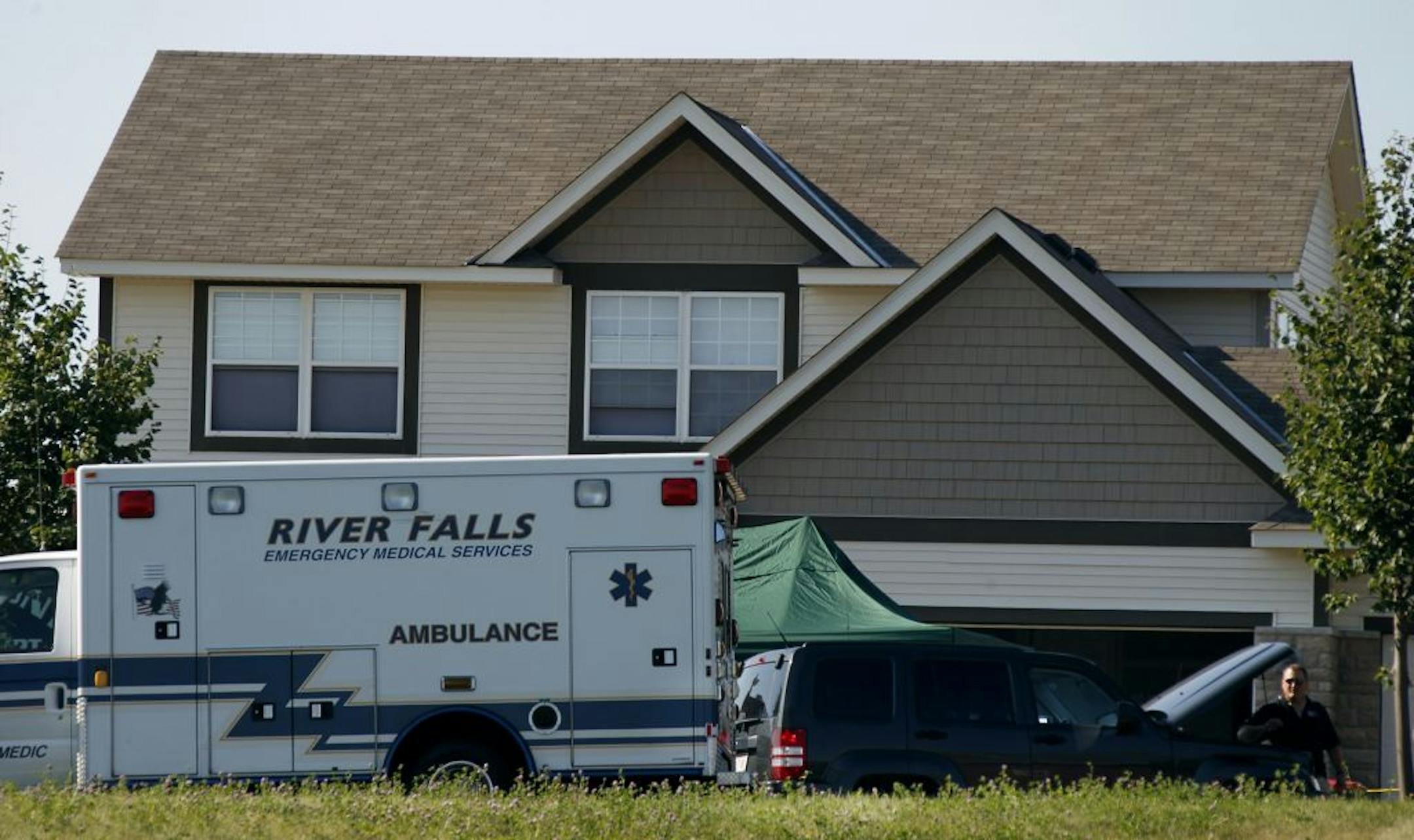 Jessica Schaffhausen objected to her ex-in-laws' attempt to sell the River Fall, Wis., house where her daughters were killed.