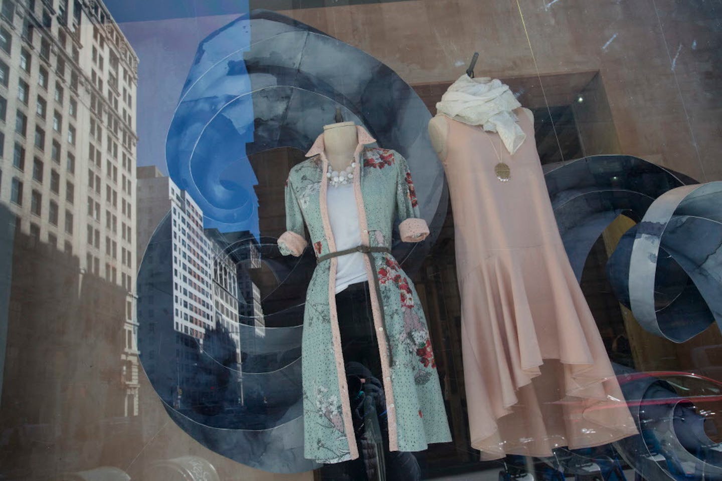 Anthropologie is the first announced retailer to enter the new expansion of the Mall of America. An Anthropologie store window is shown in New York earlier this month.