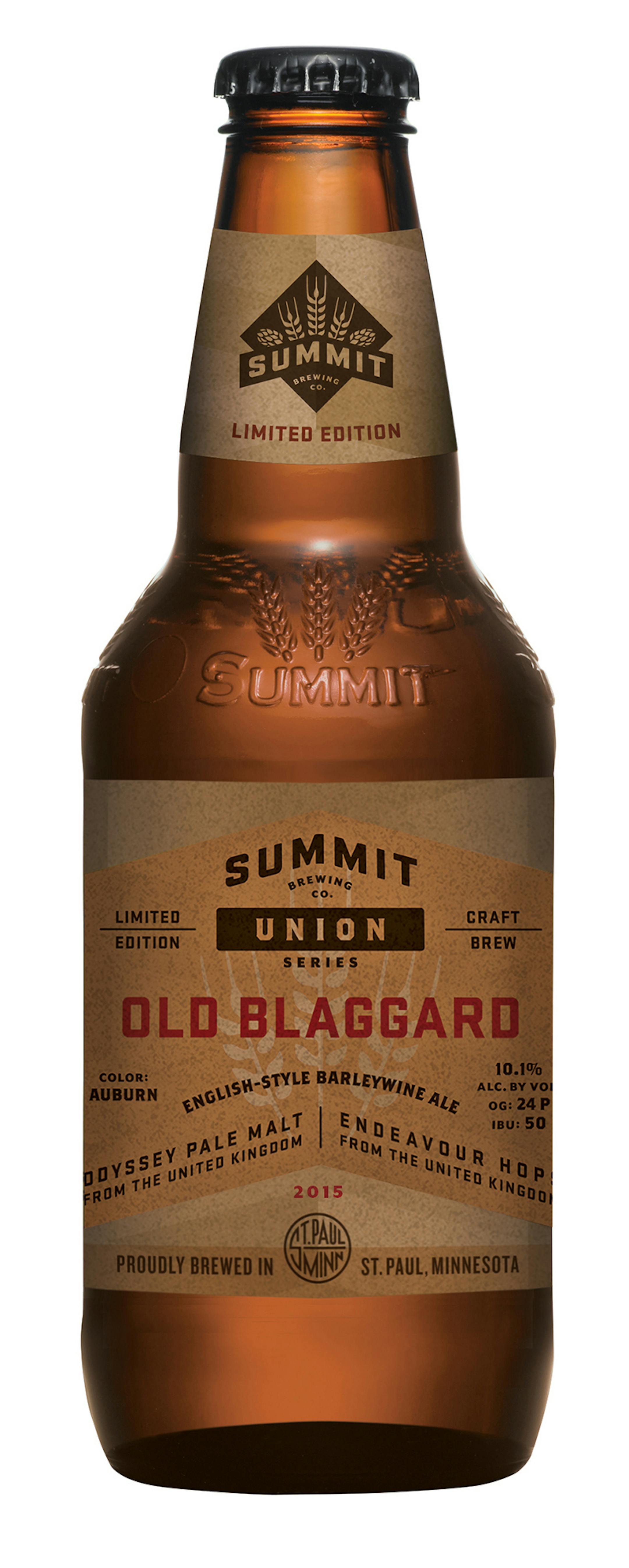 Summit's Old Blaggard barleywine from it's Union Series. Provided
