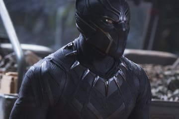 Chadwick Boseman in the film, "Black Panther." (Matt Kennedy/Marvel Studios) ORG XMIT: 1222890