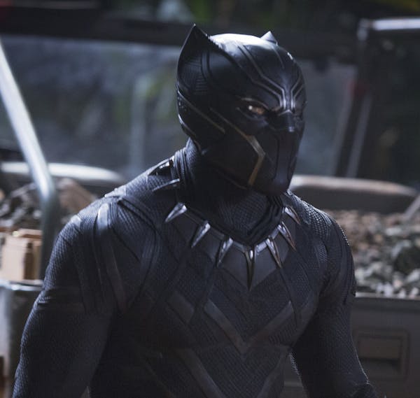 Chadwick Boseman in the film, "Black Panther." (Matt Kennedy/Marvel Studios) ORG XMIT: 1222890