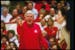 Indiana head coach Bob Knight directs action during a 1994 game against Minnesota. (Gary Mook/Allsport/Getty Images/TNS) ORG XMIT: 94195404W