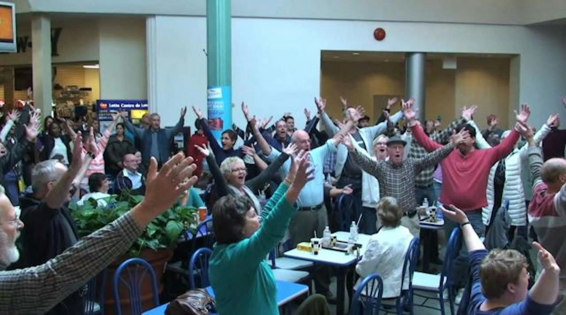 The "Hallelujah Chorus" went into viral overdrive last month after 100 vocalists broke into song at an Ontario mall.