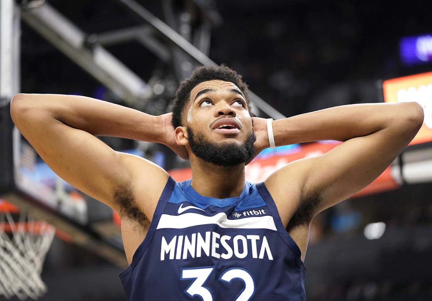 Minnesota Timberwolves center Karl-Anthony Towns