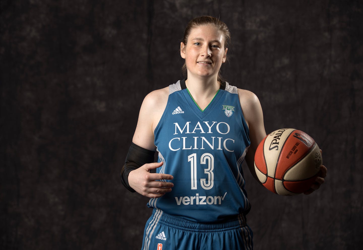 Lindsay Whalen during Minnesota Lynx media day at Mayo Clinic Square Monday May 1, 2017 in Minneapolis.