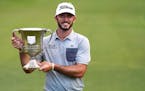 Max Homa won the Wells Fargo Championship at Quail Hollow Club in Charlotte, N.C. on Sunday, May 5, 2019 by finishing at -15. (Jeff Siner/Charlotte Ob