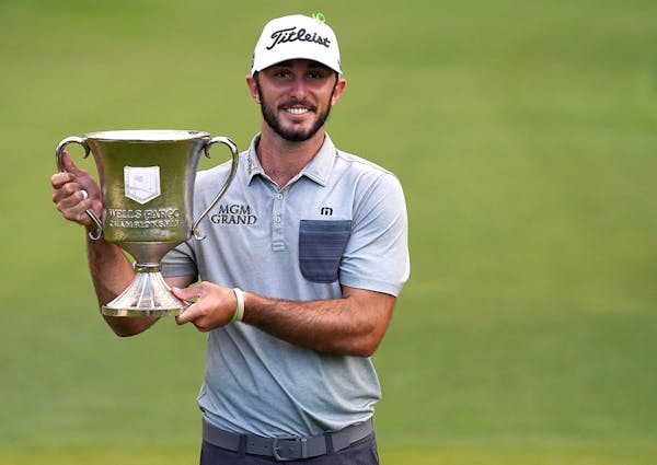 Max Homa won the Wells Fargo Championship at Quail Hollow Club in Charlotte, N.C. on Sunday, May 5, 2019 by finishing at -15. (Jeff Siner/Charlotte Ob