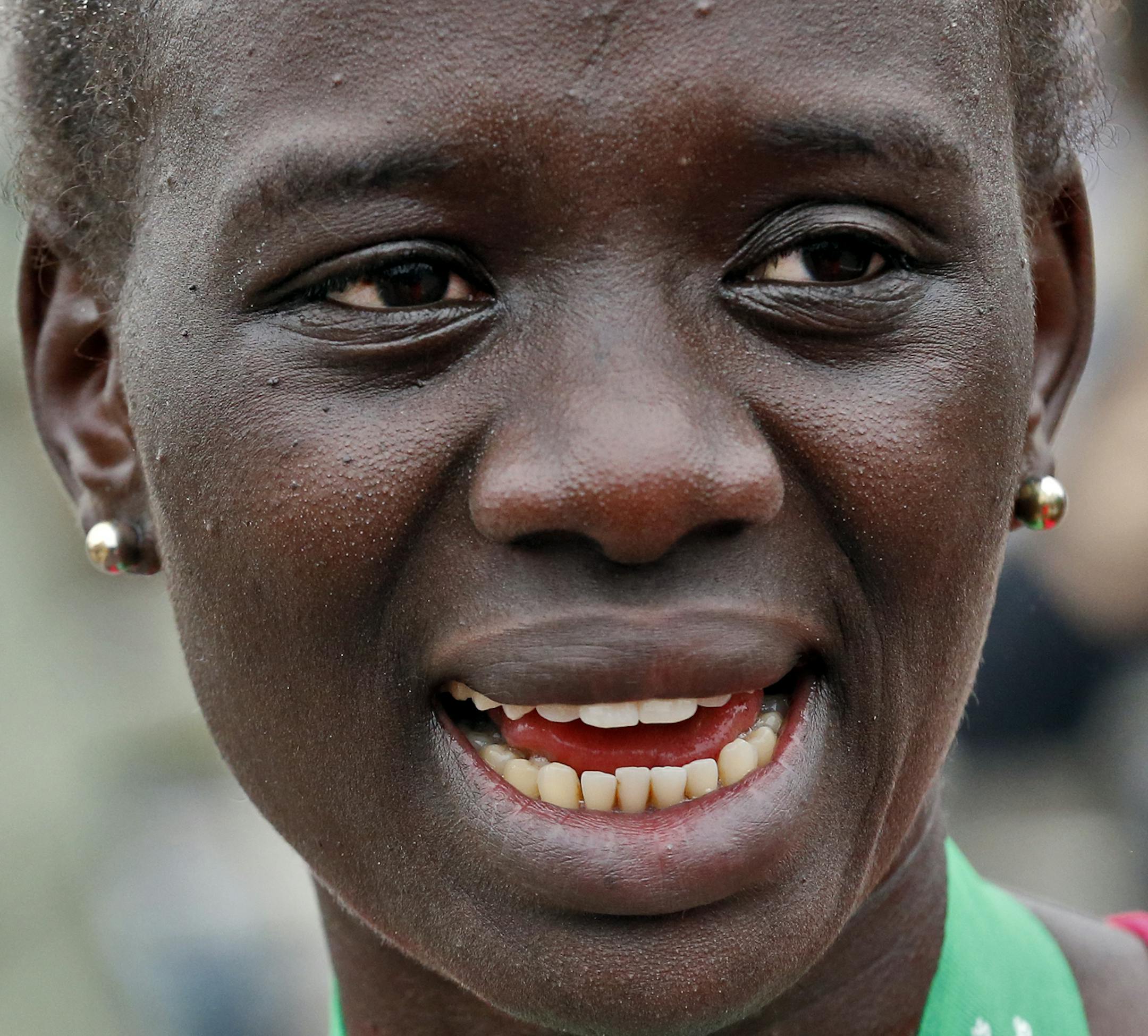 Pasca Myers of Fort Dodge IA was the overall womens winner of Grandmas Marathon. ] The 38th running of Grandmas Marathon from Two Harbors to Canal Park in Duluth. (MARLIN LEVISON/STARTRIBUNE(mlevison@startribune.com)