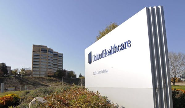 This Tuesday, Oct. 16, 2012, file photo, shows a portion of the UnitedHealth Group Inc.'s campus in Minnetonka.