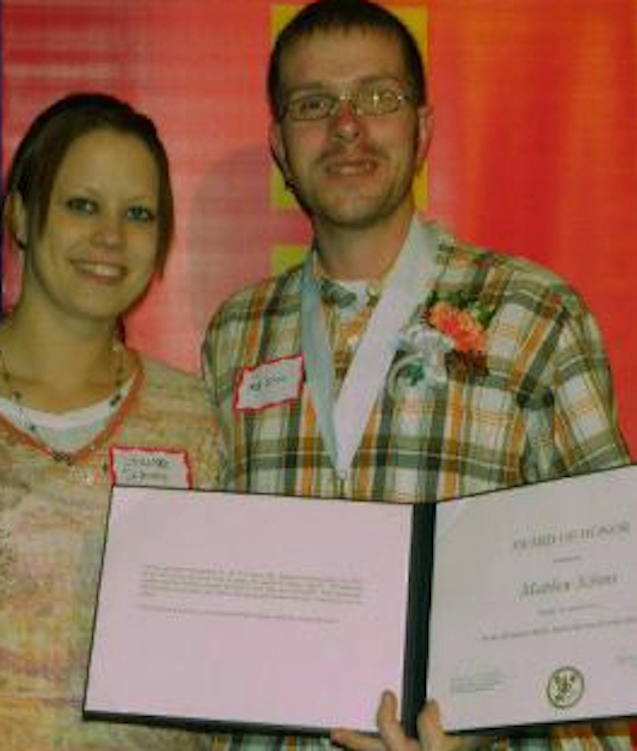 A Tracy, Minn., man has been awarded a Carnegie Medal for Civilian Heroism for rescuing a 2-month-old baby from a burning house. Matt Schons awoke one night in September 2012 to the sound of the house across the street blowing up. The 25-year-old raced shirtless in flannel pajama pants to the burning house, where he learned that the baby, named Jadyn, was still inside. Schons didn't hesitate, his wife Sheena Schons said at the time. From the Star Tribune's archives: He charged into the smoke-fil