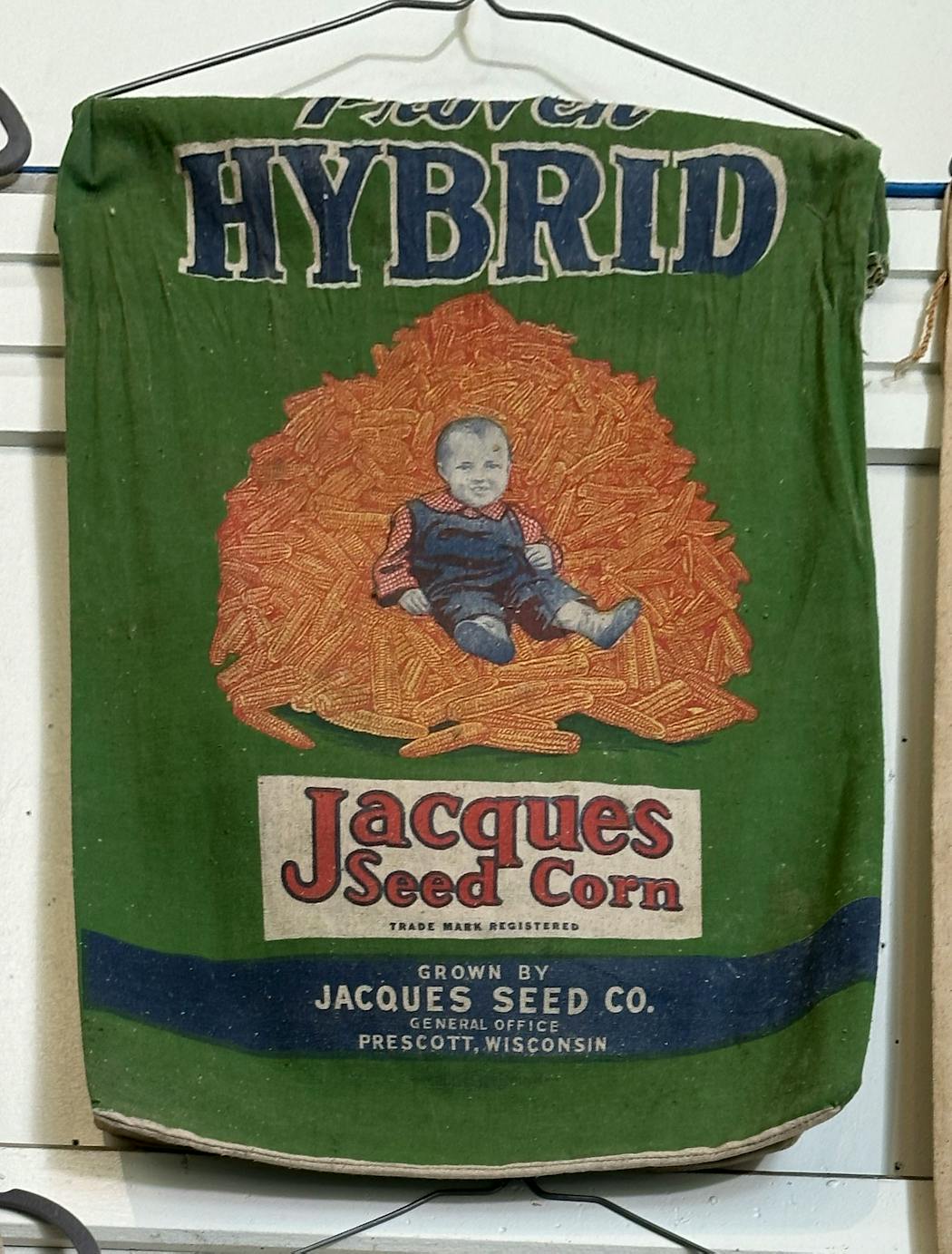 Jacques Seed Corn bag, courtesy Ron Kelsey