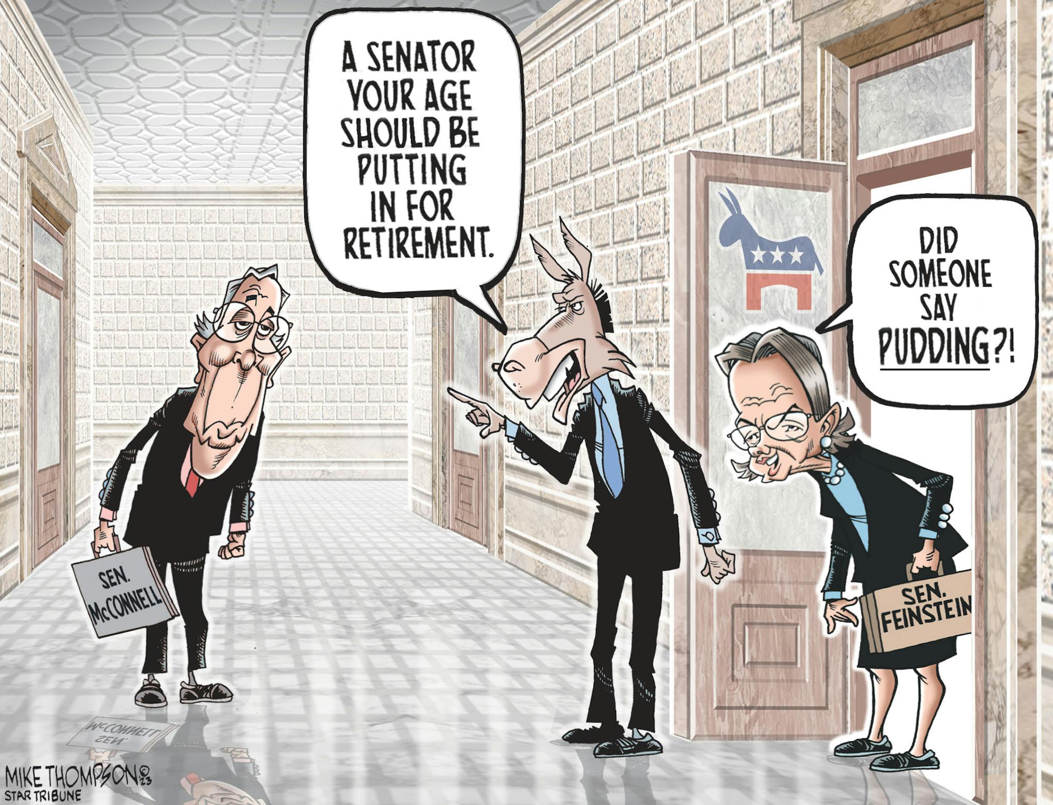Sen. Mitch McConnell retire, Sen. Dianne Feinstein, old age, retirement, U.S. Senate