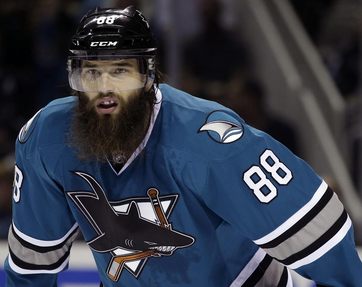 San Jose Sharks' Brent Burns (88)