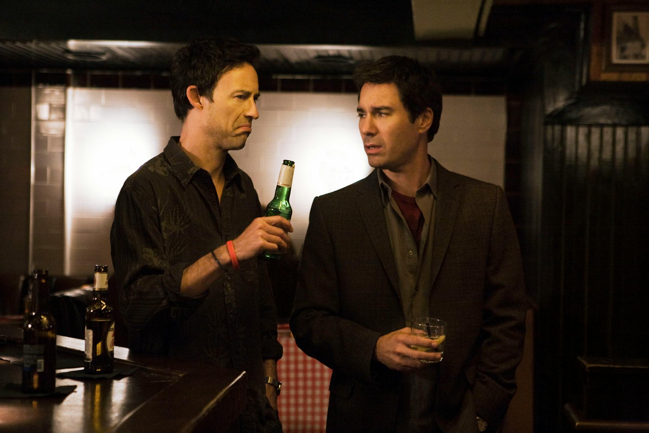 Tom Cavanagh and Eric McCormack in "Trust Me."