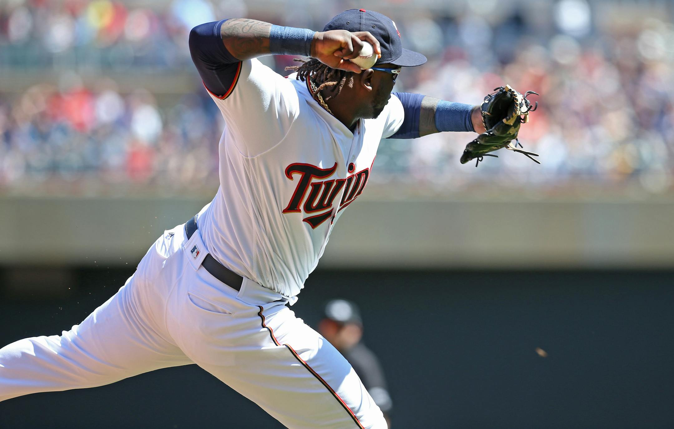 Twins third baseman Miguel Sano