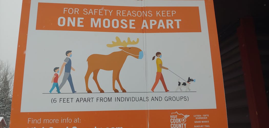 Created by Visit Cook County, the “one moose apart” slogan became a popular theme.