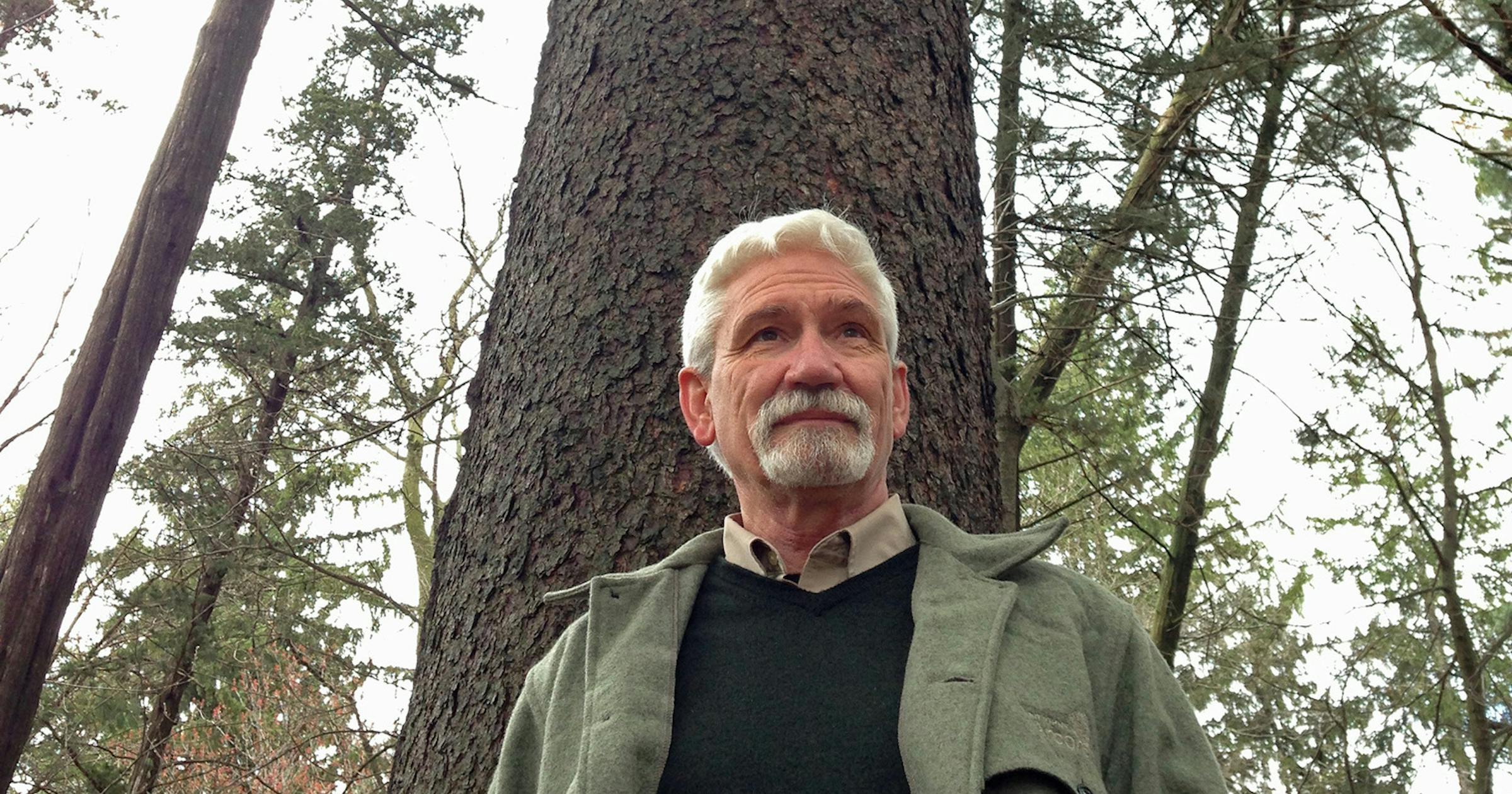 Tom Kroll, recent forester for the St. John's Abbey Arboretum, applied ...