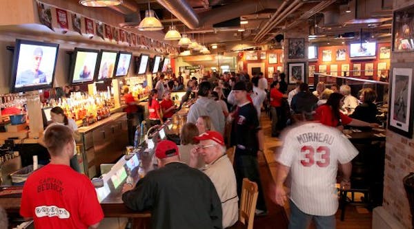 You could get a table at Hubert's at 3 p.m. today and watch the Twins, Wolves and Wild until about midnight.