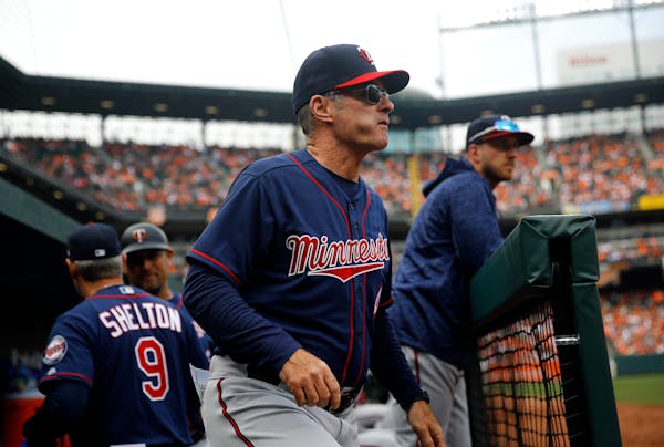 During the Twins' 3-2, 11-inning loss to the Baltimore Orioles on Opening Day at Camden Yards, manager Paul Molitor had no choice but to make a series