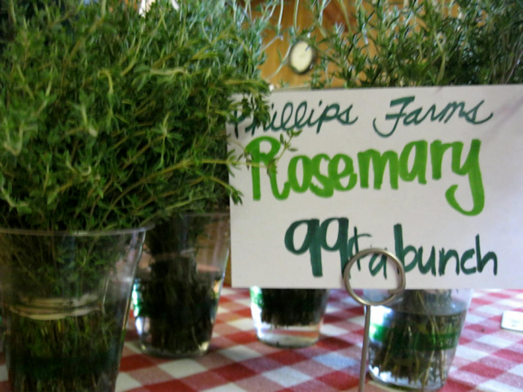 And big bunches of fresh rosemary? Um, yes please ...