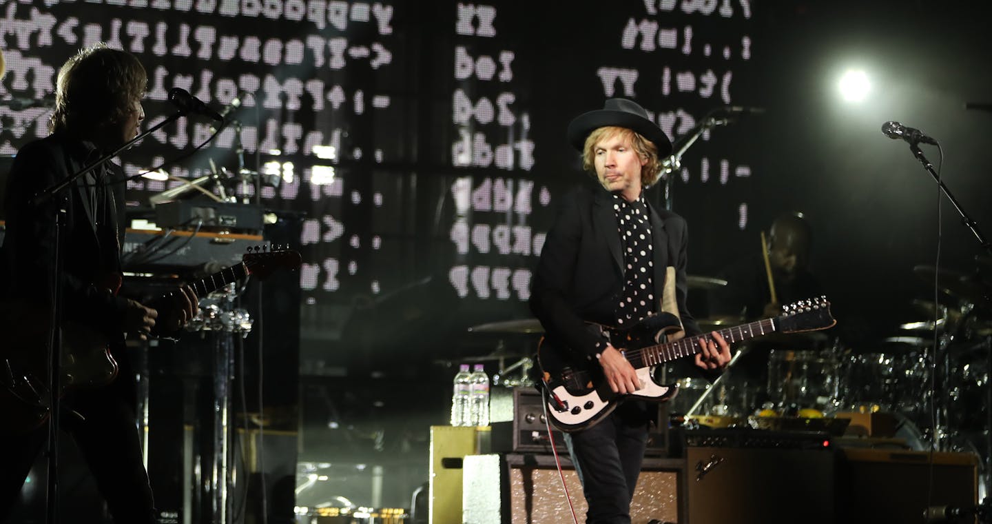 Beck performs at the Palace Theatre in St. Paul before a sold out audience on 8/17/17.] Richard Tsong-Taatarii &#xef; richard.tsong-taatarii@startribune.com