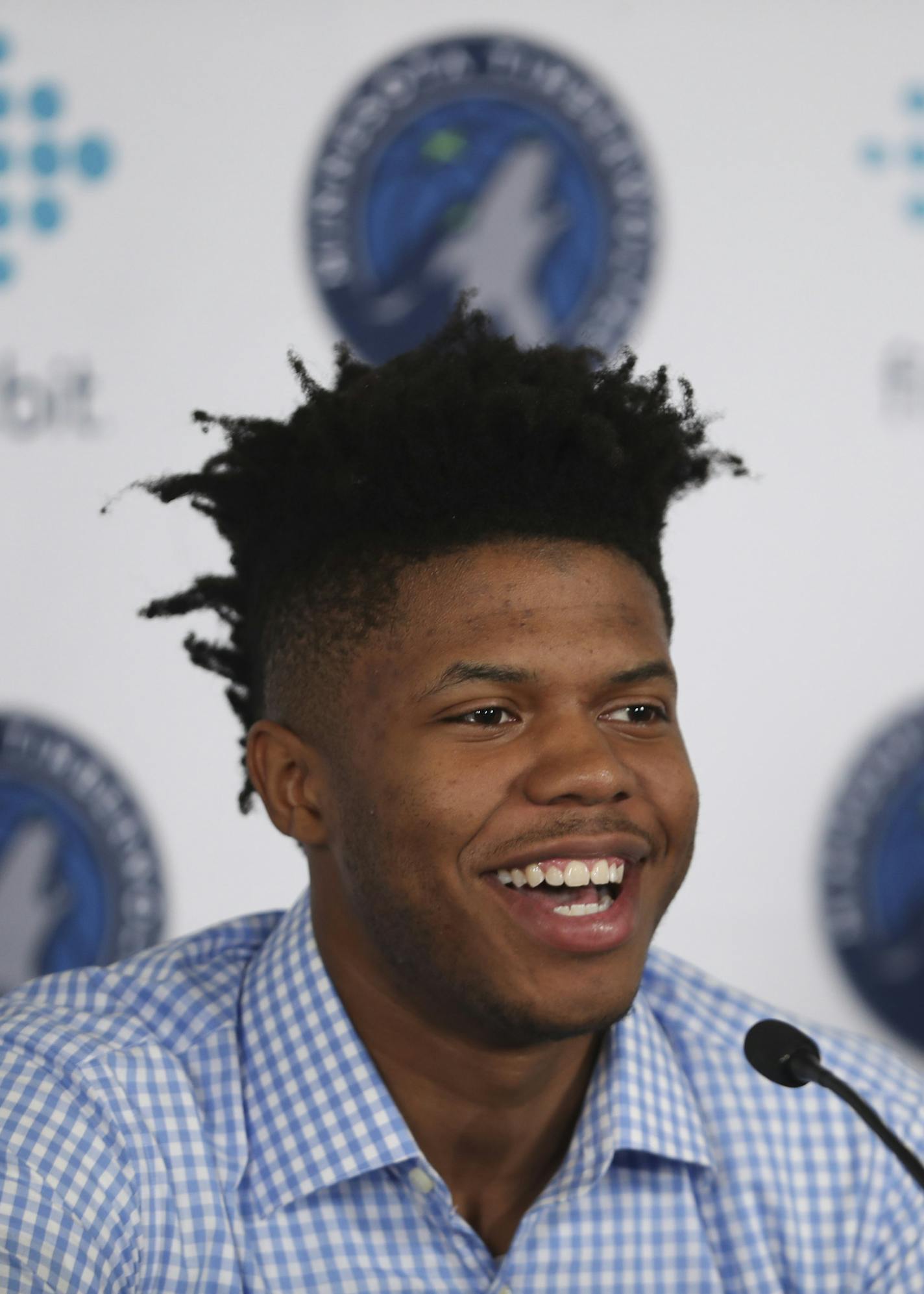 Justin Patton at his introductory news conference Tuesday afternoon. ] JEFF WHEELER &#xef; jeff.wheeler@startribune.com The Timberwolves introduced their newest player, first round pick Justin Patton, acquired in a draft-night trade with the Chicago Bulls. He attended a news conference with local media at the Loews Hotel Tuesday afternoon, June 27, 2017 in Minneapolis. ORG XMIT: MIN1706271541073868